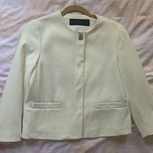 Zara White Jacket NWT